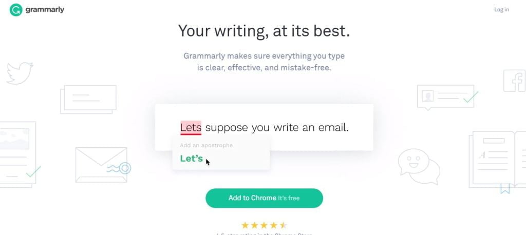 grammarly for writing